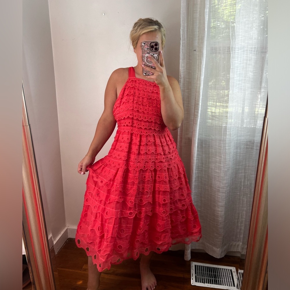 NWT Anthropologie Maeve MIDI Dress 4P - Picture 2 of 10
